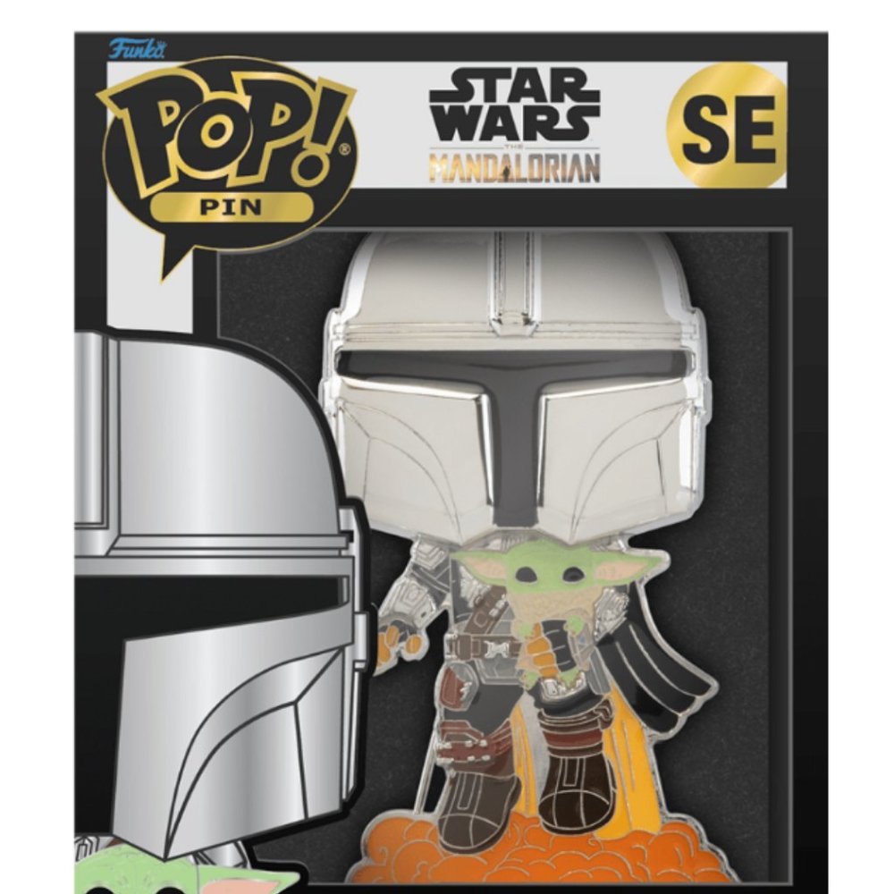 Star Wars Funko POP Enamel Collectible PIN The Mandalorian with Grogu.  Disney